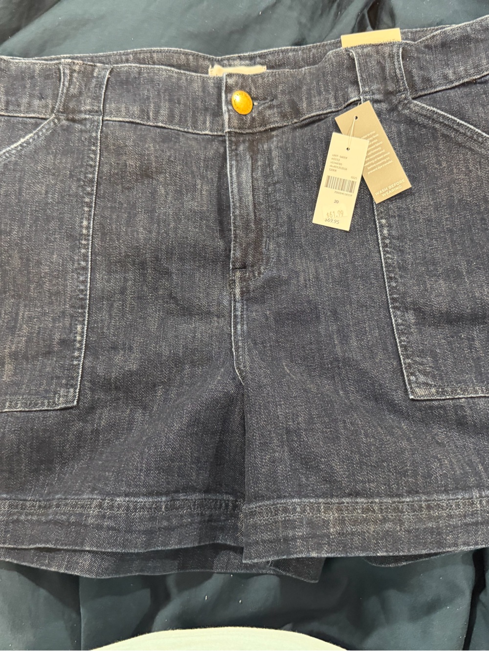 Lane Bryant Dark Blue Denim shorts